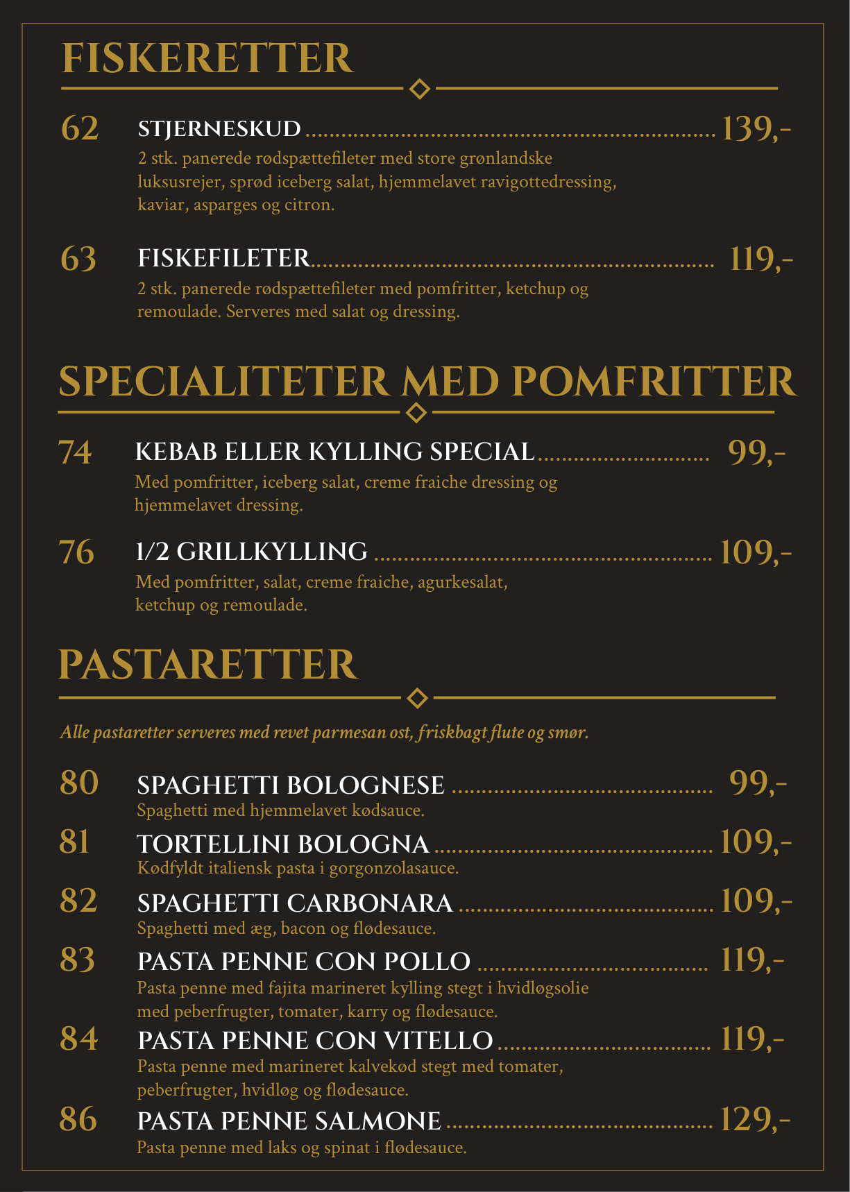 Menu page 5